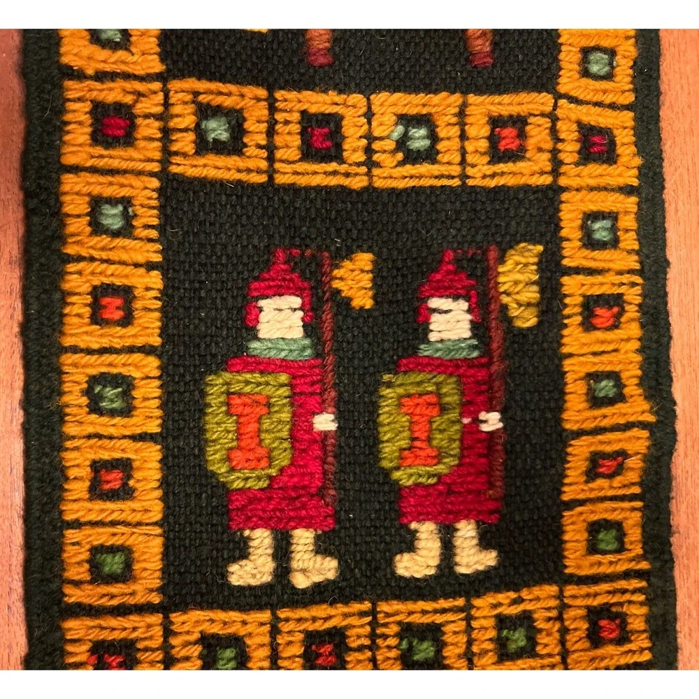 VTG Polish Kilim Wall Hanging Wool